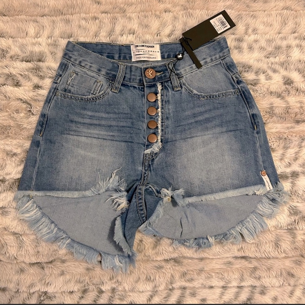 Revolve | OneTeaspoon Bonita High Waisted Jean Shorts Cutoff